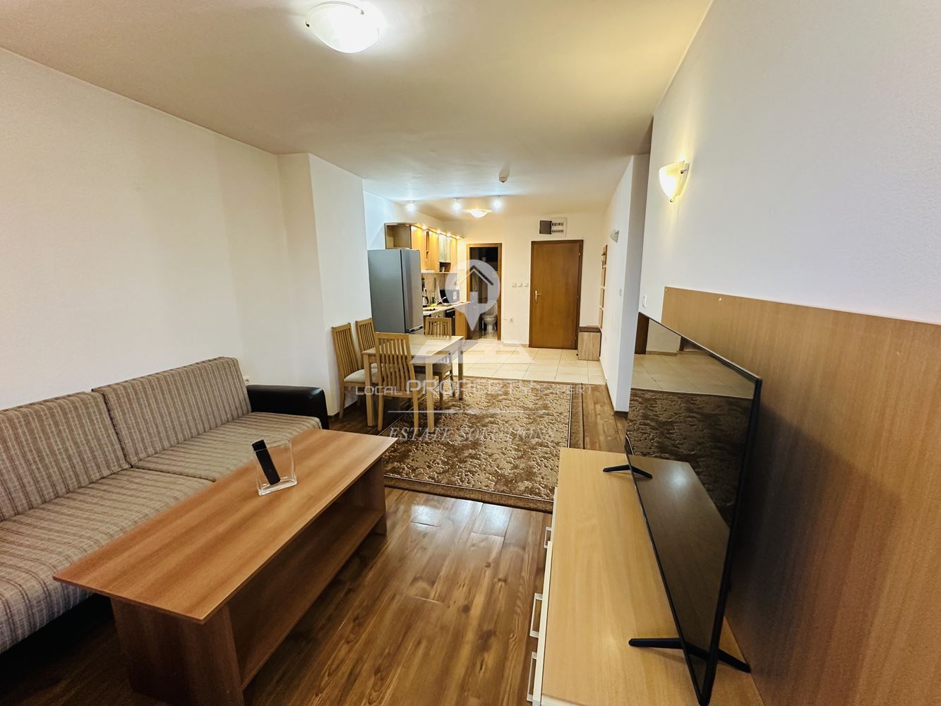 НАПЪЛНО ОБЗАВЕДЕН, ТРИСТАЕН АПАРТАМЕНТ ПОД НАЕМ В СГРАДА "ЕЛЕГАНТ ЛОДЖ" ГР. БАНСКО. - 0