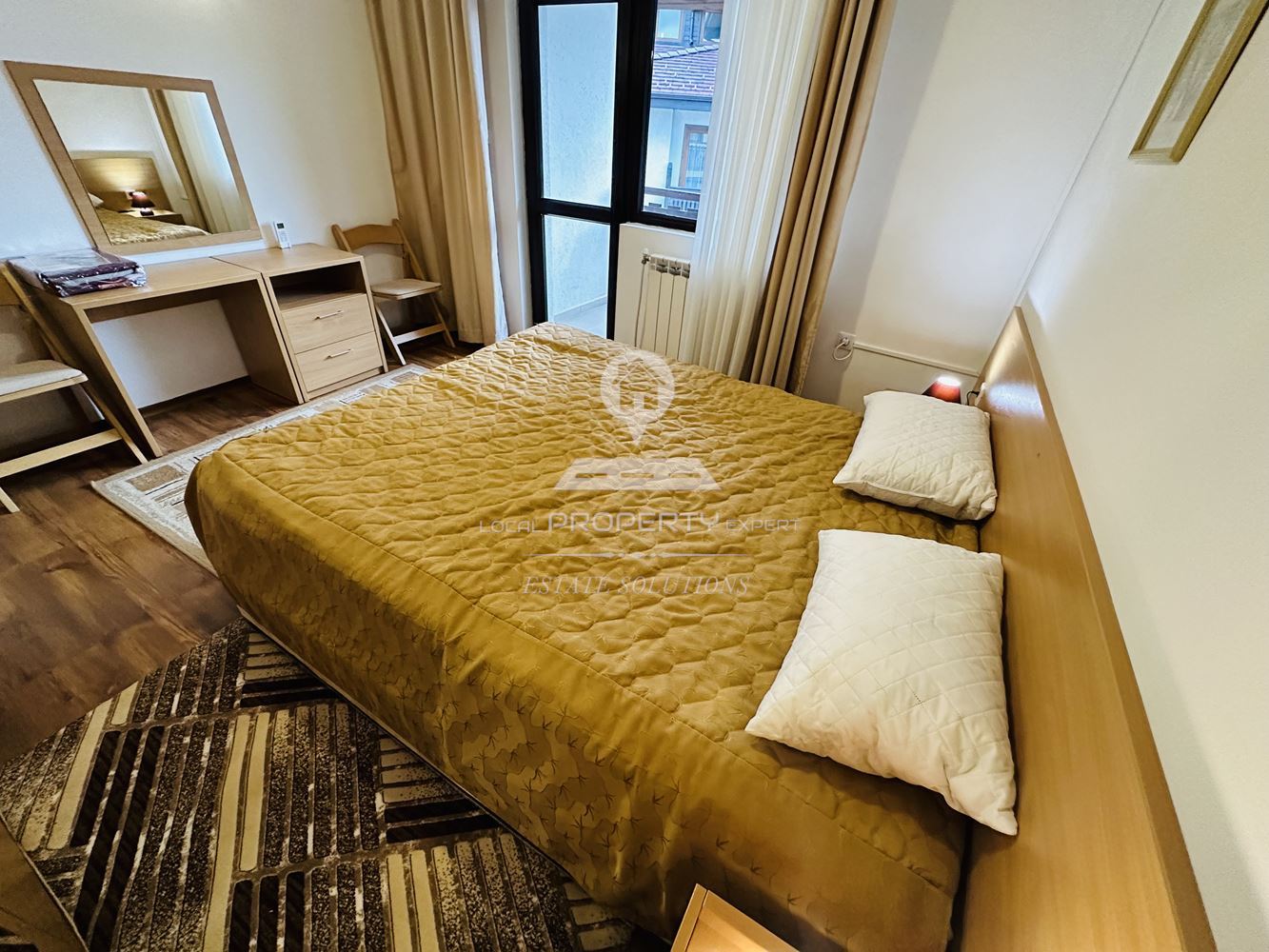 НАПЪЛНО ОБЗАВЕДЕН, ТРИСТАЕН АПАРТАМЕНТ ПОД НАЕМ В СГРАДА "ЕЛЕГАНТ ЛОДЖ" ГР. БАНСКО. - 0