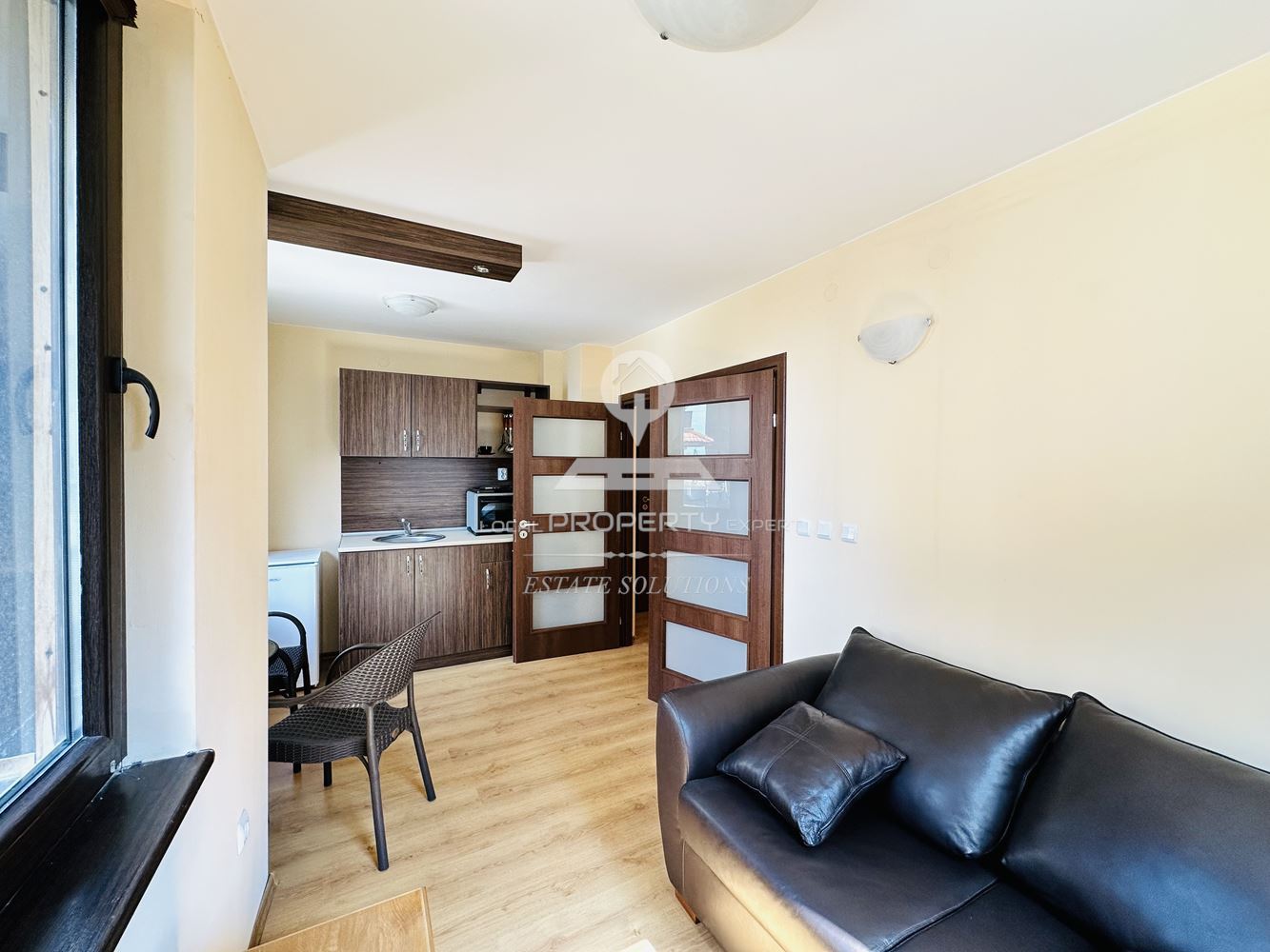 ОБЗАВЕДЕН ТРИСТАЕН АПАРТАМЕН В КОМПЛЕКС "Royal Park Hotel & Apartments", КВ. ''СВЕТИ ИВАН", УЛ. ЧЕТИРИ СЕЗОНА, ГР. БАНСКО. - 0