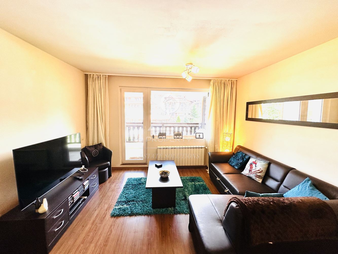 ОБЗАВЕДЕН ДВУСТАЕН АПАРТАМЕНТ В КОМПЛЕКС "BANSKO ROYAL TOWERS'', КВ. ГЛАЗНЕ, УЛ. СТРАГИТЕ, ГР. БАНСКО. - 0