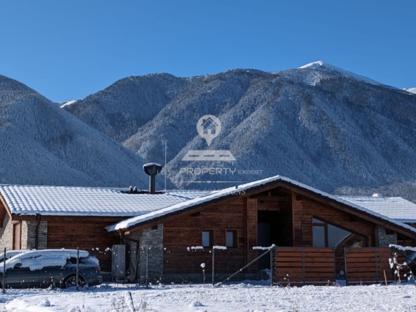 ЛУКСОЗНО И СТИЛНО ОБЗАВЕДЕНО ШАЛЕ В РАЙОНA НА "ПИРИН ГОЛФ & КЪНТРИ КЛУБ", М. КУКУРЕВО, ГР. РАЗЛОГ. - 0