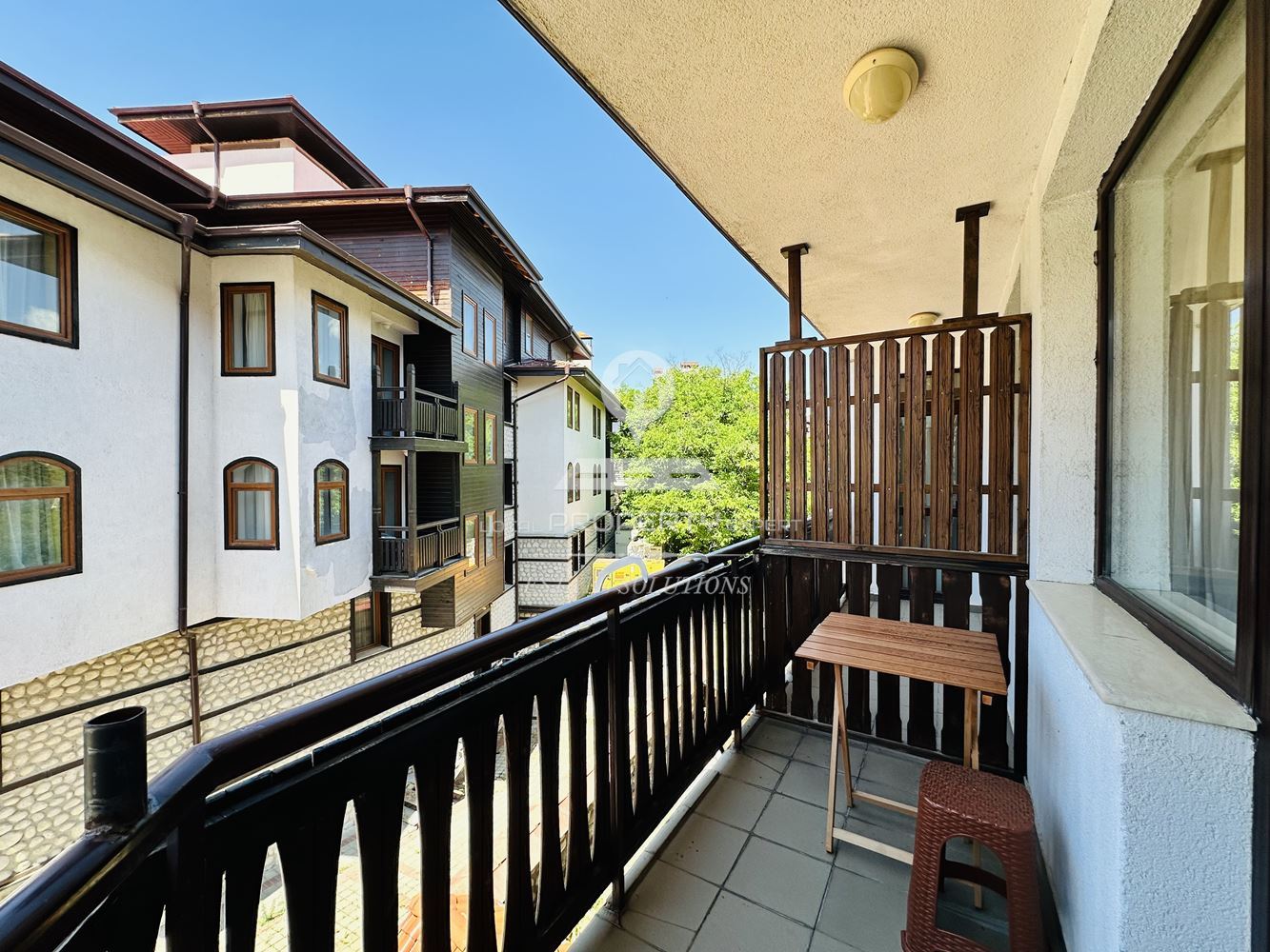 НАПЪЛНО ОБЗАВЕДЕН, ДВУСТАЕН АПАРТАМЕНТ ПОД НАЕМ В ЖИЛИЩНА СГРАДА "ЕЛЕГАНТ ЛОДЖ", КВ. ГРАМАДЕТО, ГР. БАНСКО. - 0