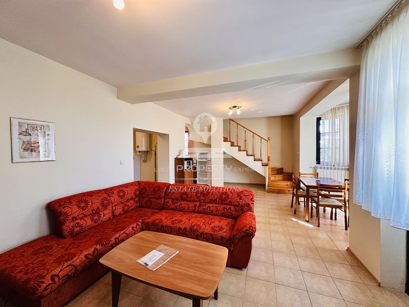 НАПЪЛНО ОБЗАВЕДЕНА ЕДНОФАМИЛНА КЪЩА НА ДВА ЕТАЖА, ПОД НАЕМ В КОМЛЕКС "PINE ROSE", МЕСТНОСТА "СВЕТИ ИВАН", ГР. БАНСКО. - 0