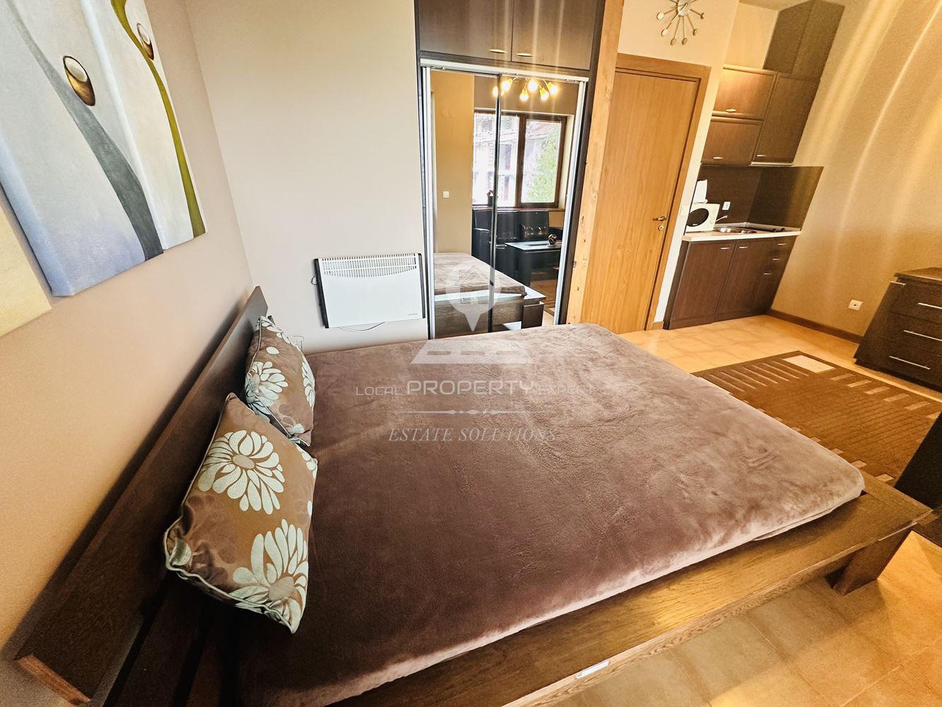 НАПЪЛНО ОБЗАВЕДЕНО СТУДИО В КОМПЛЕКС "ИГЪЛ ЛОДЖ'', УЛ. НАЙДЕН ГЕРОВ 42, ГР. БАНСКО. - 0