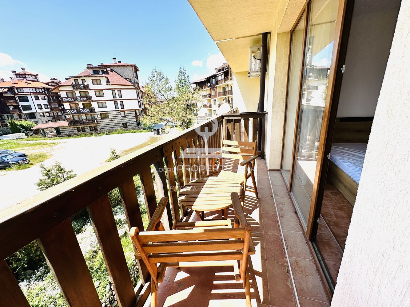 ОБЗАВЕДЕНО, ЮЖНО СТУДИО В ЖИЛИЩНА СГРАДА "ПРЕСПА", КВ. ГРАМАДЕТО, ГР. БАНСКО - 0