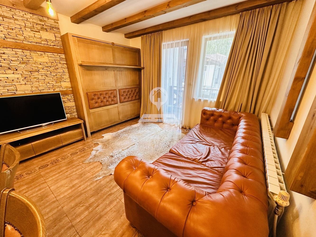 ЛУКСОЗНО ОБЗАВЕДЕН ДВУСТАЕН АПАРТАМЕНТ В ЖЛИЛИЩНА СГРАДА С ТОП ЛОКАЦИЯ НА УЛ. "ХАН АСПАРУХ", КВ.ГЛАЗНЕ, ГР. БАНСКО. - 0