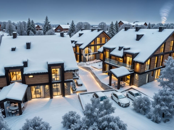 ЛУКСОЗНИ КЪЩИ С ФУНКЦИОНАЛНО РАЗПРЕДЕЛЕНИЕ НА МЕТРИ ОТ СКИ ЗОНАТА НА ГР. БАНСКО - 0