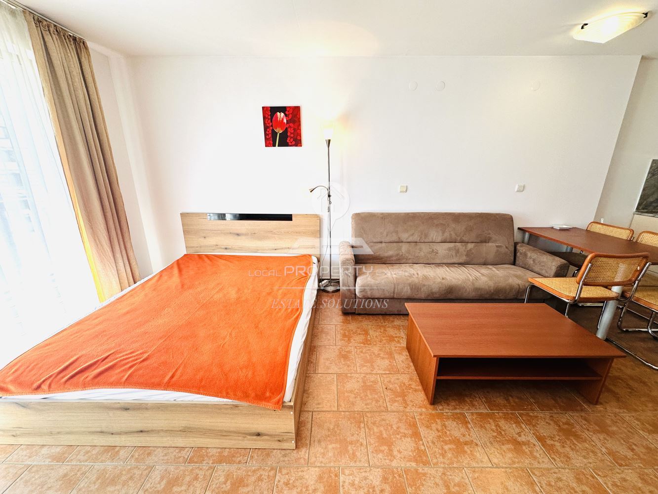 ЮЖНО, ОБЗАВЕДЕНО СТУДИО ПОД НАЕМ В КОМПЛЕКС "PRESPA", КВ. ГРАМАДЕТО, ГР. БАНСКО. - 0