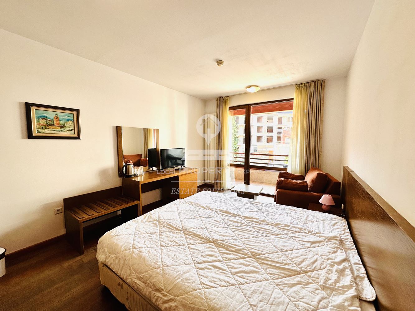 ЮЖЕН ДВУСТАЕН, ОБЗАВЕДЕН АПАРТАМЕНТ В КОМПЛЕКС "БЕЛВЮ РЕЗИДЕНС", УЛ. "НАЙДЕН ГЕРОВ" 1, ГР. БАНСКО. - 0