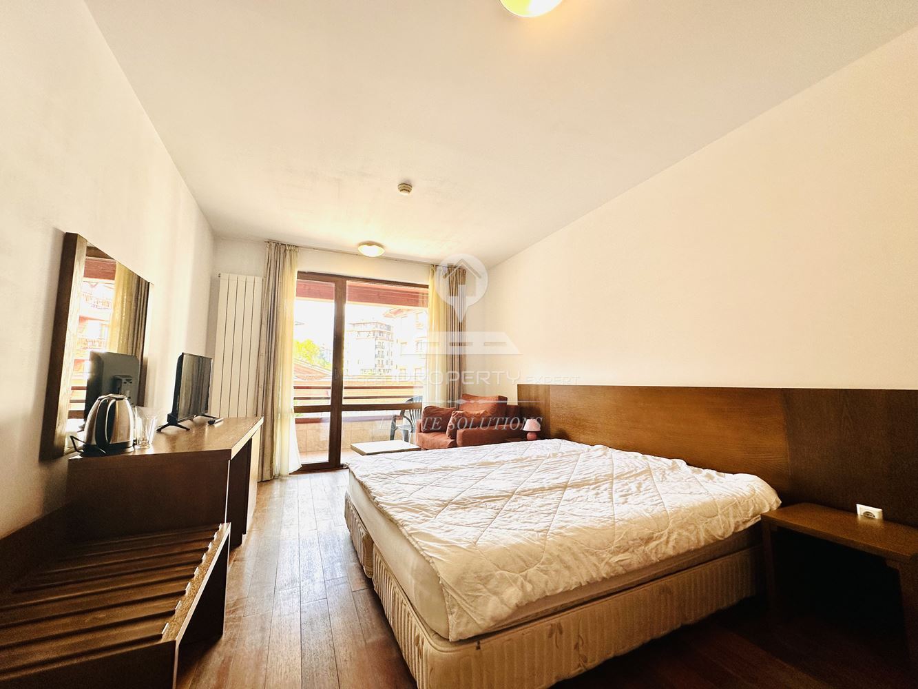 ЮЖЕН ДВУСТАЕН, ОБЗАВЕДЕН АПАРТАМЕНТ В КОМПЛЕКС "БЕЛВЮ РЕЗИДЕНС", УЛ. "НАЙДЕН ГЕРОВ" 1, ГР. БАНСКО. - 0