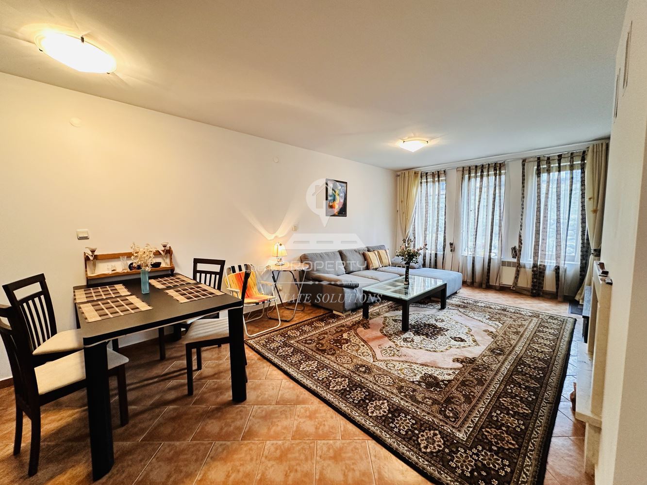 ЮЖЕН, ДВУСТАЕН, ОБЗАВЕДЕН АПАРТАМЕНТ, ПОД НАЕМ В КОМПЛЕКС "PRESPA", ГР.БАНСКО. - 0