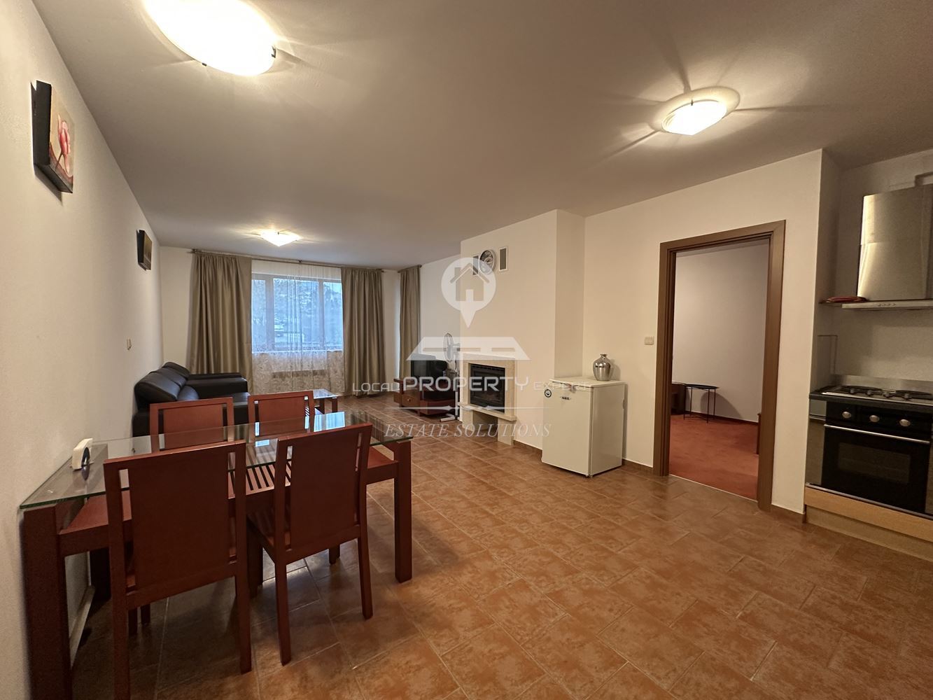 ОБЗАВЕДЕН, ТРИСТАЕН АПАРТАМЕНТ, ПОД НАЕМ В ЖИЛИЩНА СГРАДА "PRESPA", М. ГРАМАДЕТО, ГР. БАНСКО. - 0