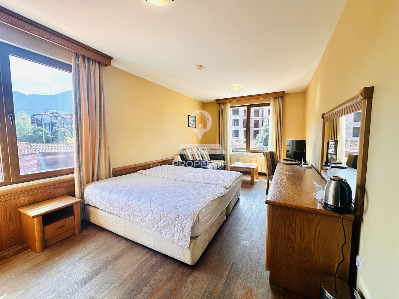 ЮЖЕН ДВУСТАЕН, ОБЗАВЕДЕН АПАРТАМЕНТ В КОМПЛЕКС "БЕЛВЮ РЕЗИДЕНС", УЛ. "НАЙДЕН ГЕРОВ" 1, ГР. БАНСКО. - 0