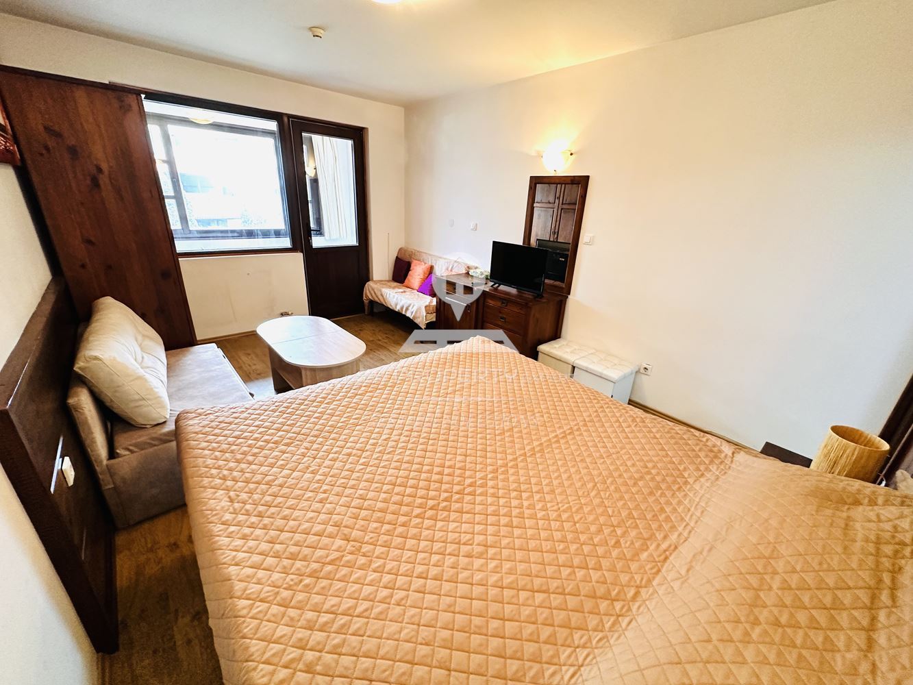 НАПЪЛНО ОБЗАВЕДЕНО СТУДИО С ТОП ЛОКАЦИЯ В СГРАДА "ТАМПЛИЕР", КВ. ГРАМАДЕТО, ГР. БАНСКО. - 0