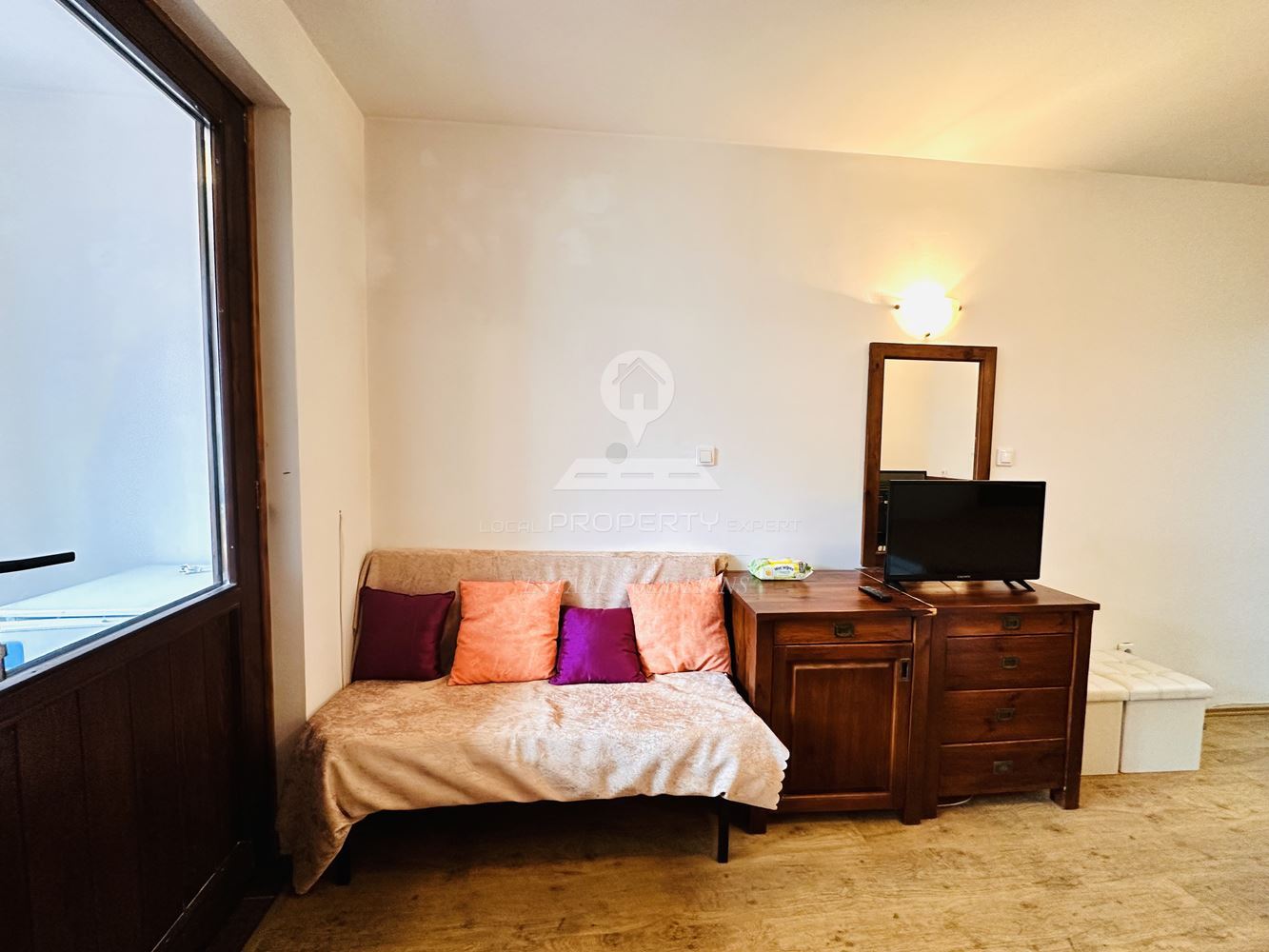 НАПЪЛНО ОБЗАВЕДЕНО СТУДИО С ТОП ЛОКАЦИЯ В СГРАДА "ТАМПЛИЕР", КВ. ГРАМАДЕТО, ГР. БАНСКО. - 0