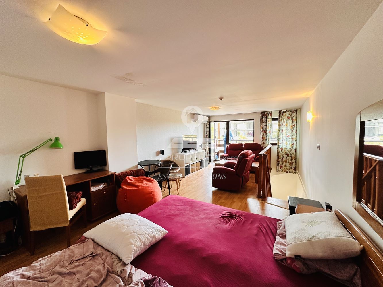 НАПЪЛНО ОБЗАВЕДЕН ДВУСТАЕН АПАРТАМЕНТ В СГРАДА "MAUNTAIN PARADISE" 1, УЛ. МУРАТОВО ЕЗЕРО, КВ. ГЛАЗНЕ, ГР. БАНСКО. - 0