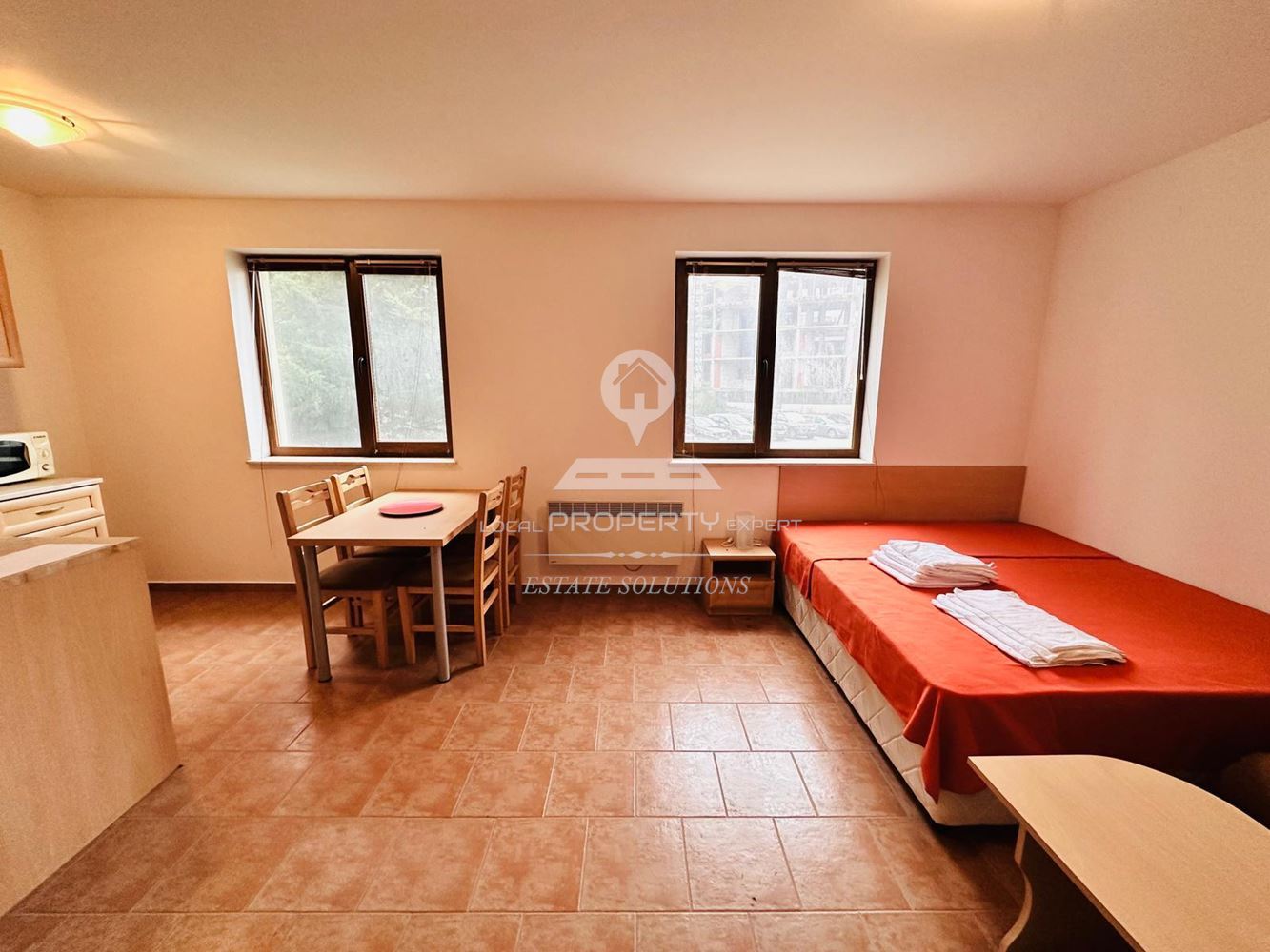 ОБЗАВЕДЕНО СТУДИО ПОД НАЕМ В ЖИЛИЩНА СГРАДА "СТАРИЯТ ХАН", М. ГРАМАДЕТО ГР.БАНСКО - 0