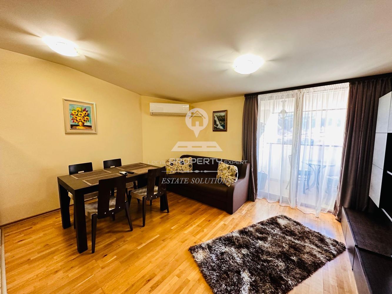 УЮТЕН, НАПЪЛНО ОБЗАВЕДЕН ДВУСТАЕН АПАРТАМЕНТ ПОД НАЕМ С ПАНОРАМНА ГЛЕДКА КЪМ ПИРИН, М СВ. ИВАН РИЛСКИ, ГР. БАНСКО. - 0