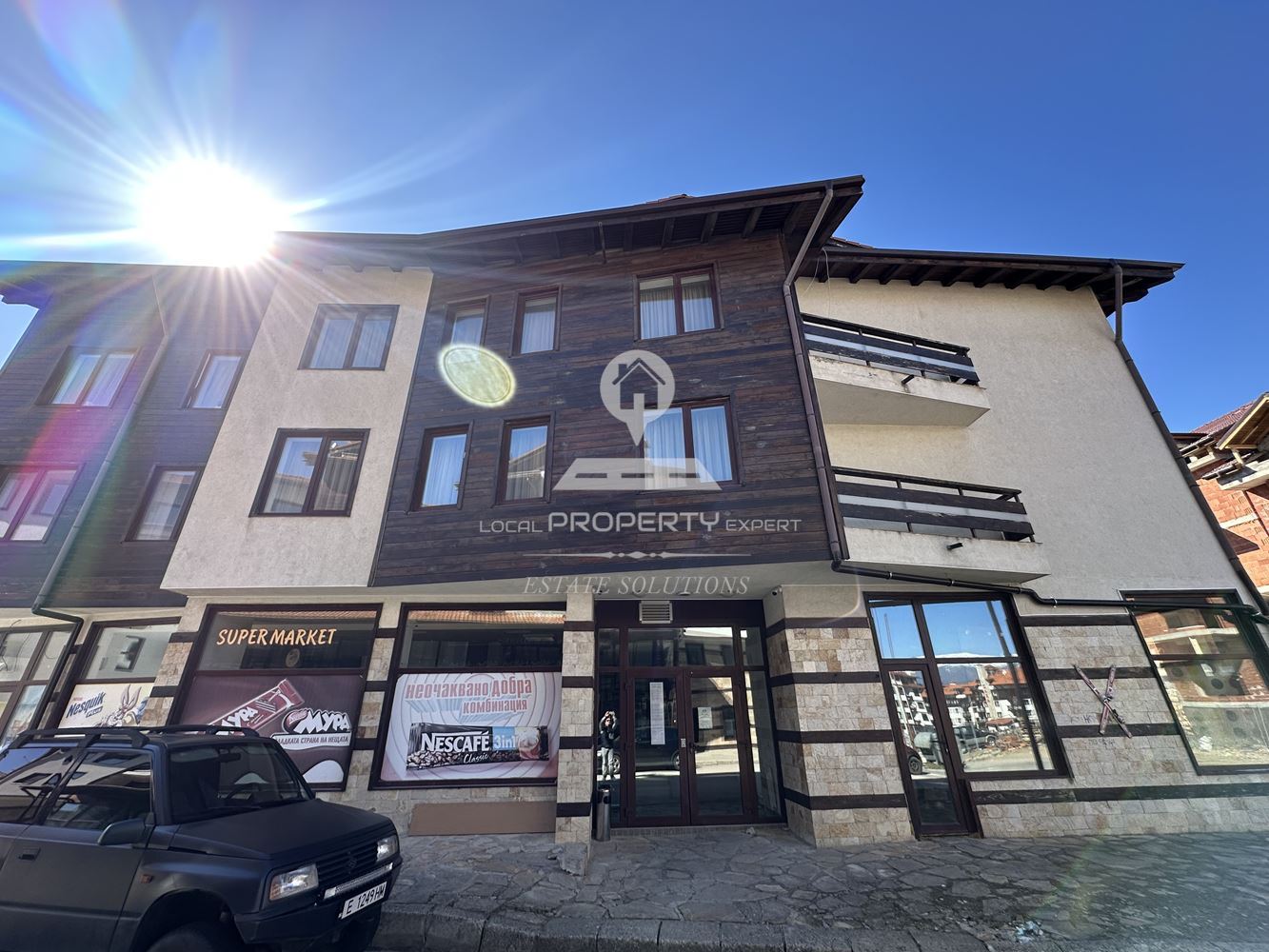 НАПЪЛНО ОБЗАВЕДЕН ДВУСТАЕН АПАРТАМЕНТ В СГРАДА "MAUNTAIN PARADISE" 1, УЛ. МУРАТОВО ЕЗЕРО, КВ. ГЛАЗНЕ, ГР. БАНСКО. - 0