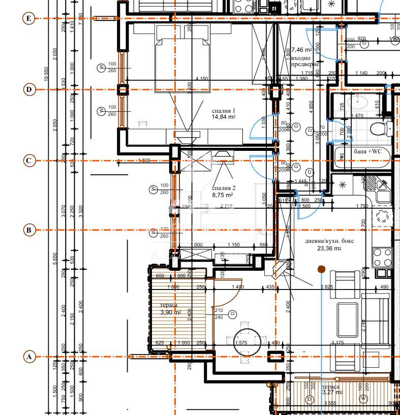 ТРИСТАЕН АПАРТАМЕНТ С В ЖИЛИЩНА СГРАДА "ORCHARD" , ГР.БАНСКО - 0