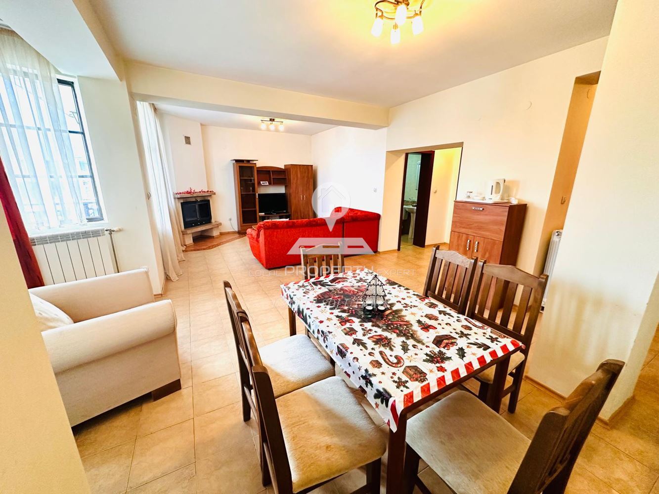 НАПЪЛНО ОБЗАВЕДЕНА КЪЩА С ТРИ СПАЛНИ ПОД НАЕМ В КОМЛЕКС "PINE ROSE", МЕСТНОСТА "СВЕТИ ИВАН", ГР. БАНСКО. - 0