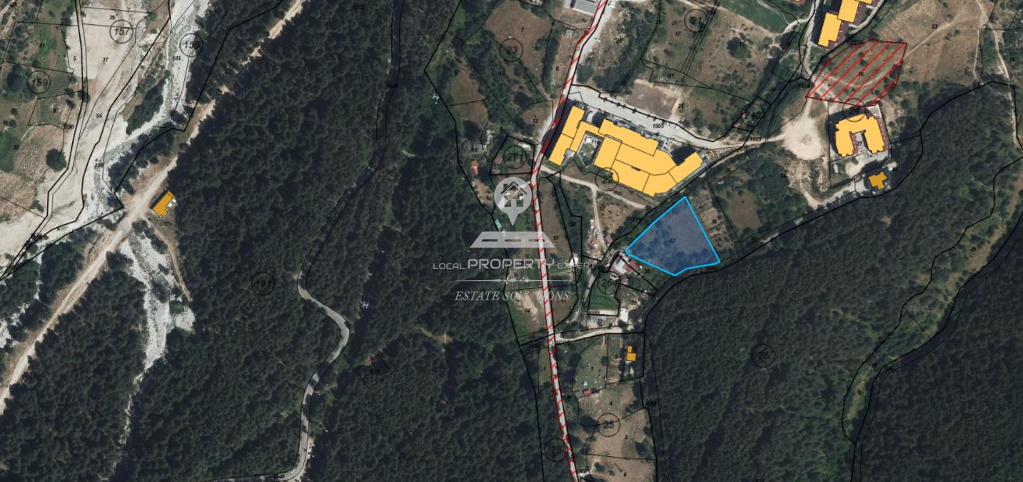 ПАРЦЕЛ В РЕГУЛАЦИЯ, МЕСТНОСТ "КОЩЕРИНАТА" ГР. БАНСКО - 0