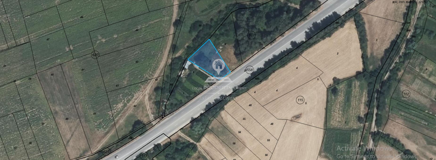 ПАРЦЕЛ ЗА ИНВЕСТИЦИЯ С ЛИЦЕ НА ГЛАВЕН ПЪТ, МЕСТНОСТ „РАВНАКО“, ГР. РАЗЛОГ - 0