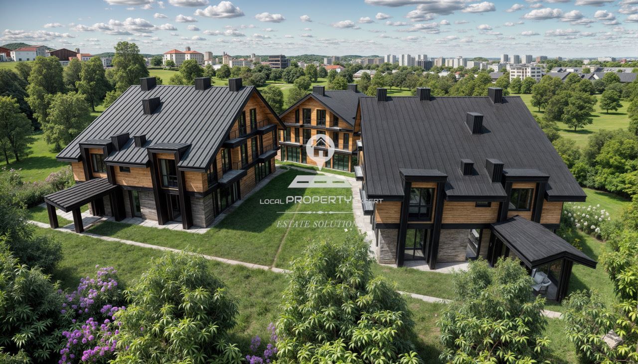 ЛУКСОЗНИ КЪЩИ НА МЕТРИ ОТ СКИ ЛИФТ БАНСКО. - 0