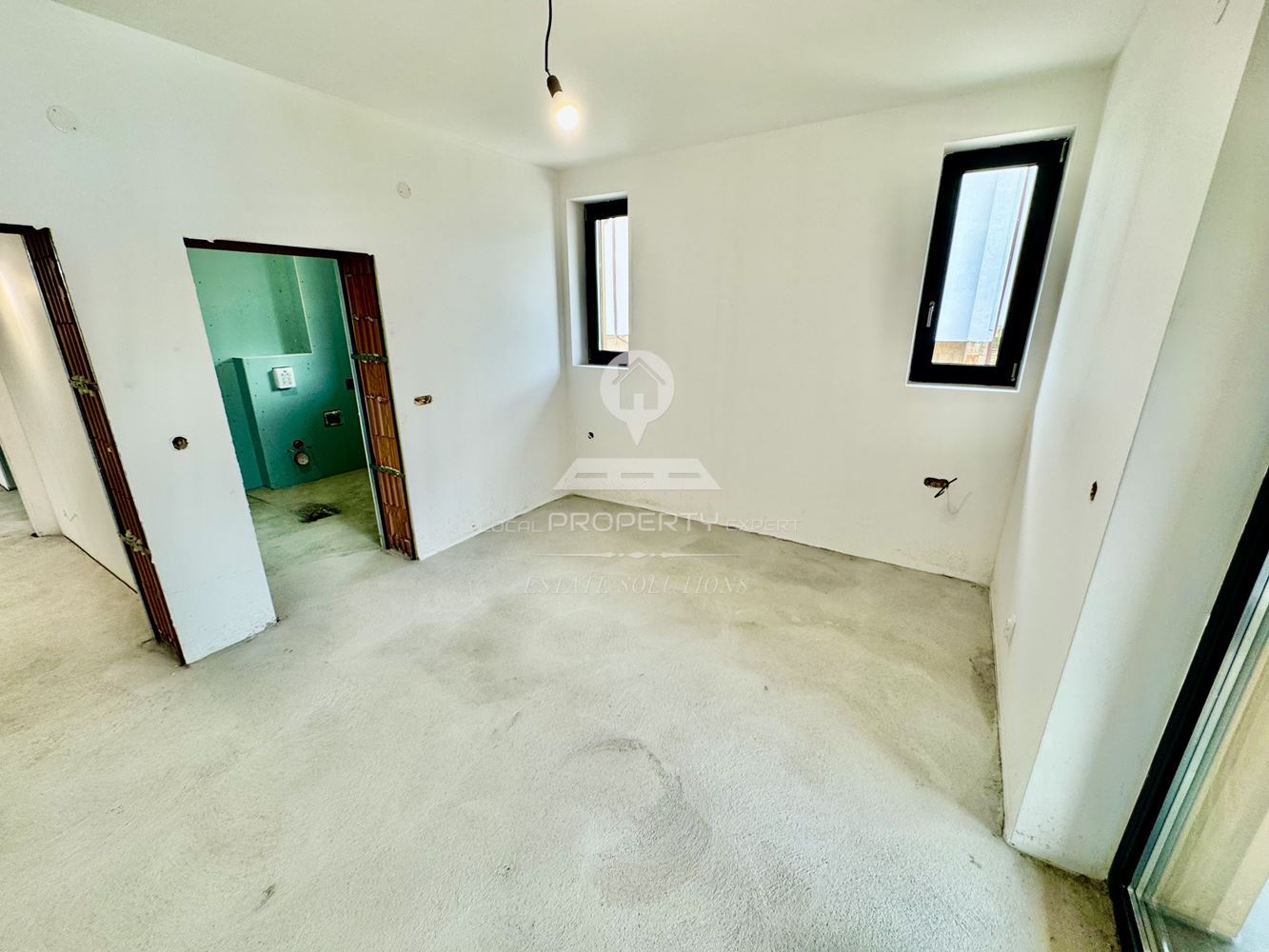 НОВА ЕДНОФАМИЛНА КЪЩА "ДО МЕБЕЛИ" - ПОДОВО С ТЕРМОПОМПА И ПРОСТОРЕН ГАРАЖ - 0