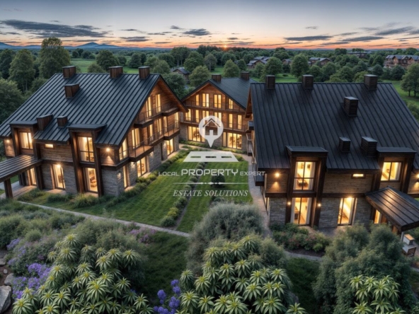 ЛУКСОЗНИ КЪЩИ НА МЕТРИ ОТ СКИ ЛИФТ БАНСКО. - 0