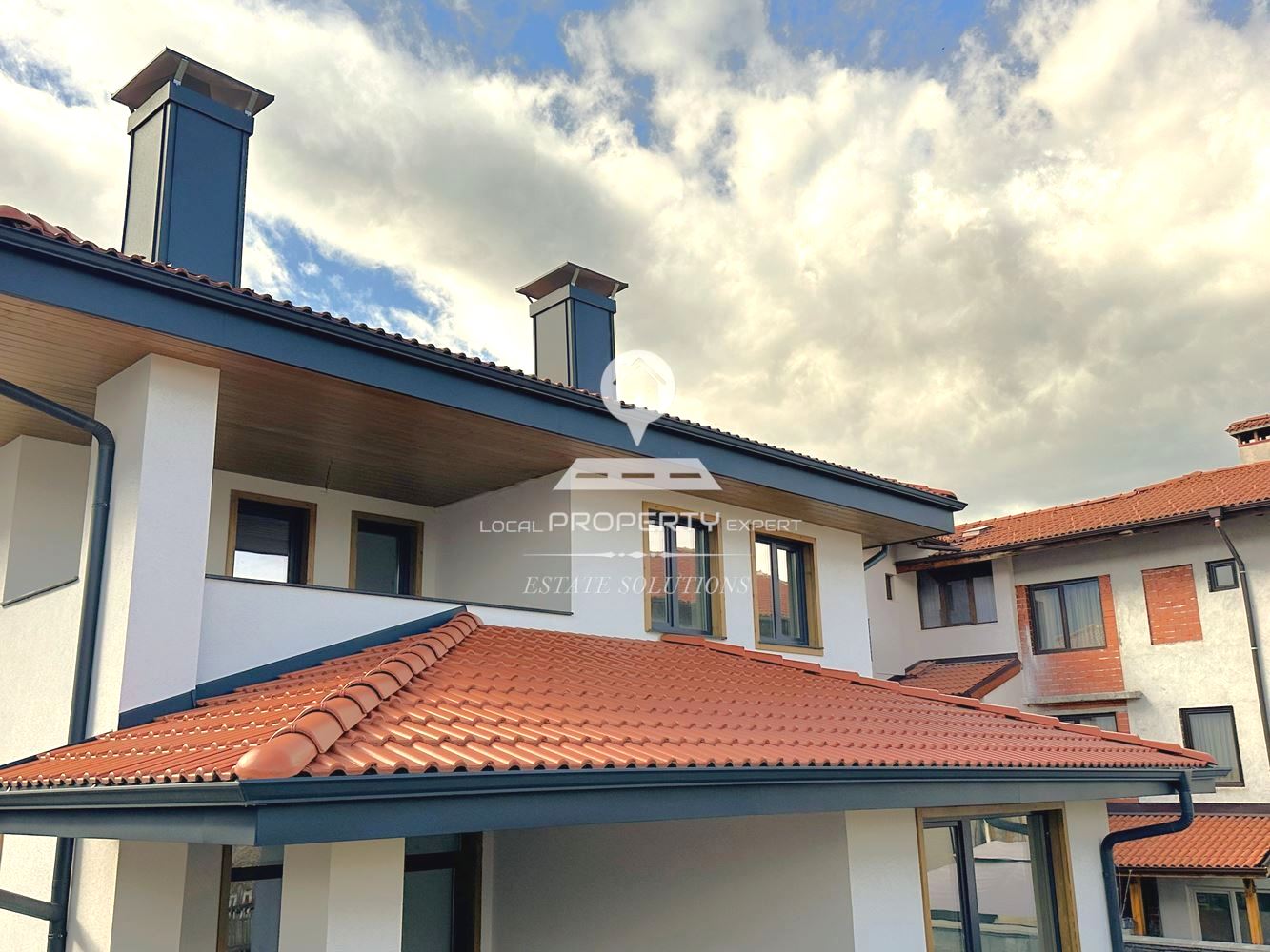 НОВА ЕДНОФАМИЛНА КЪЩА "ДО МЕБЕЛИ" - ПОДОВО С ТЕРМОПОМПА И ПРОСТОРЕН ГАРАЖ - 0