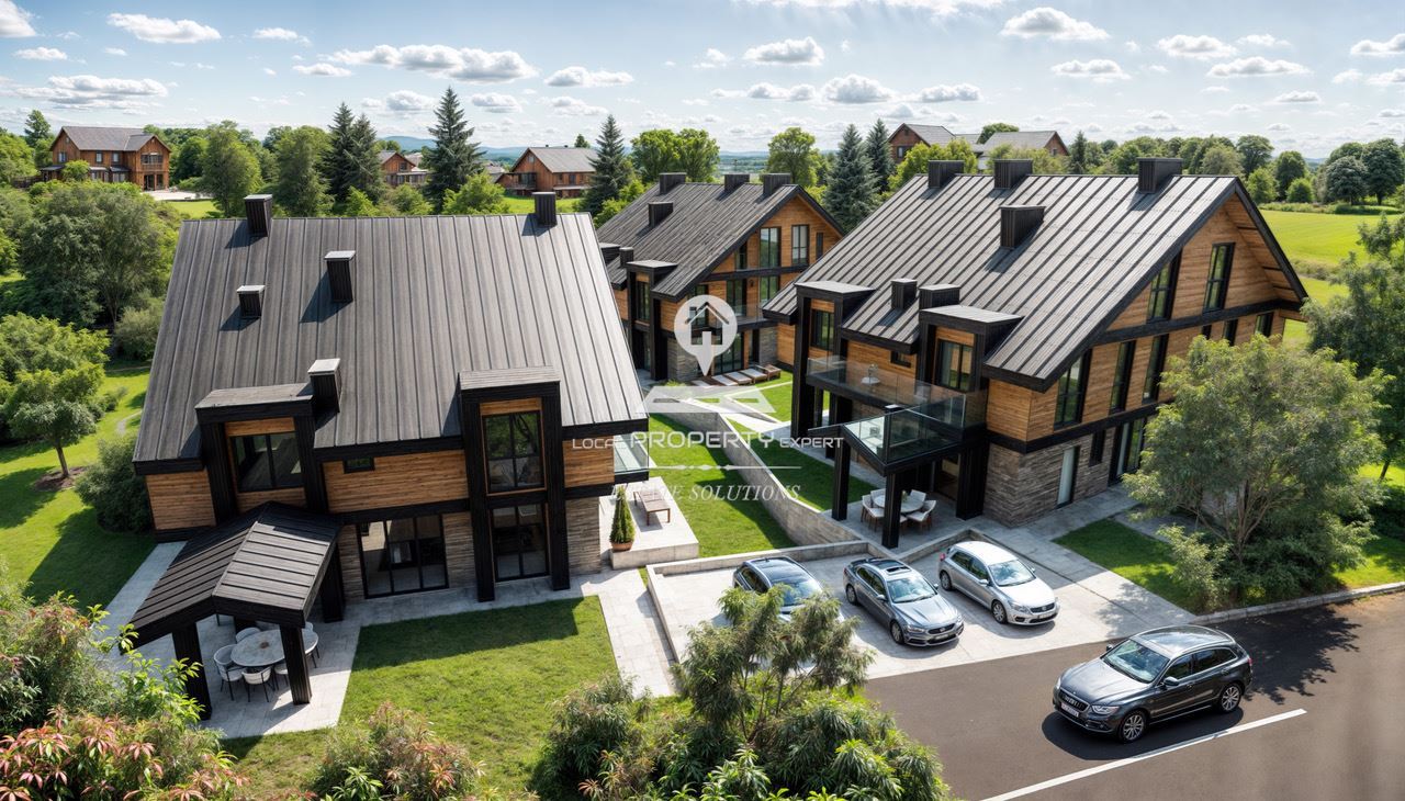 ЛУКСОЗНИ КЪЩИ НА МЕТРИ ОТ СКИ ЛИФТ БАНСКО. - 0