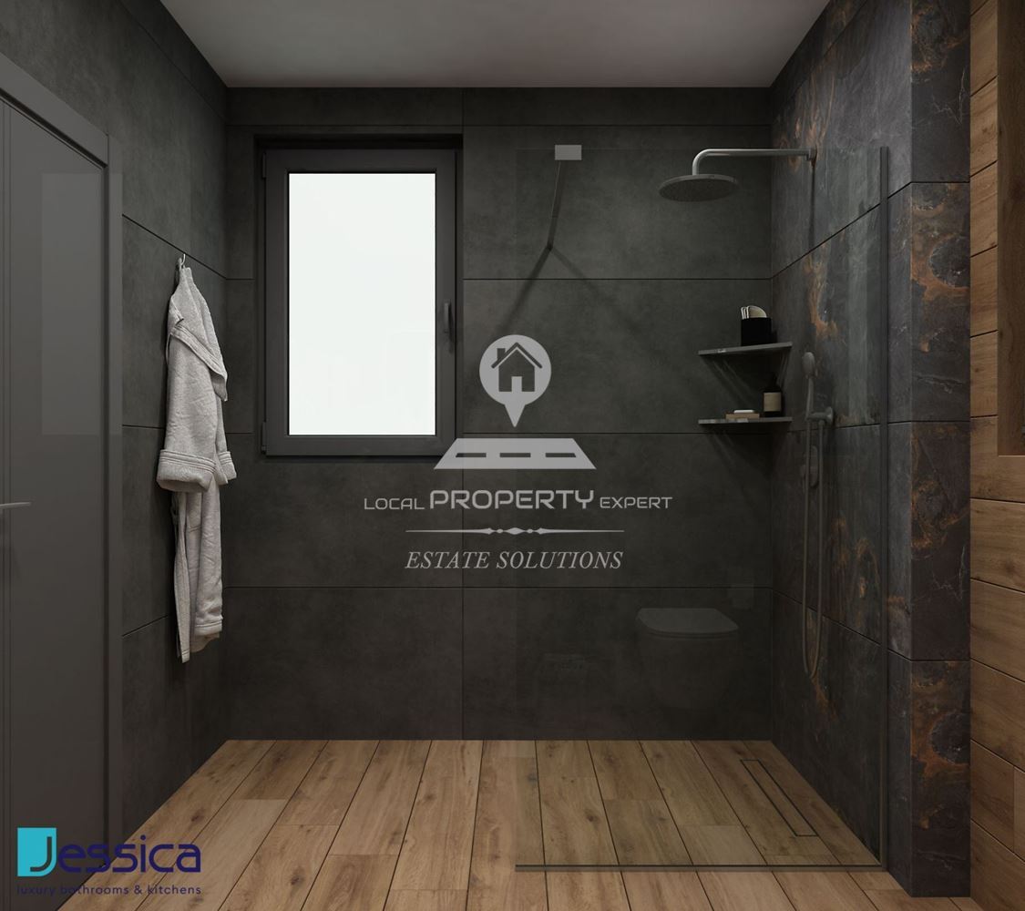 НОВА ЕДНОФАМИЛНА КЪЩА "ДО МЕБЕЛИ" - ПОДОВО С ТЕРМОПОМПА И ПРОСТОРЕН ГАРАЖ - 0