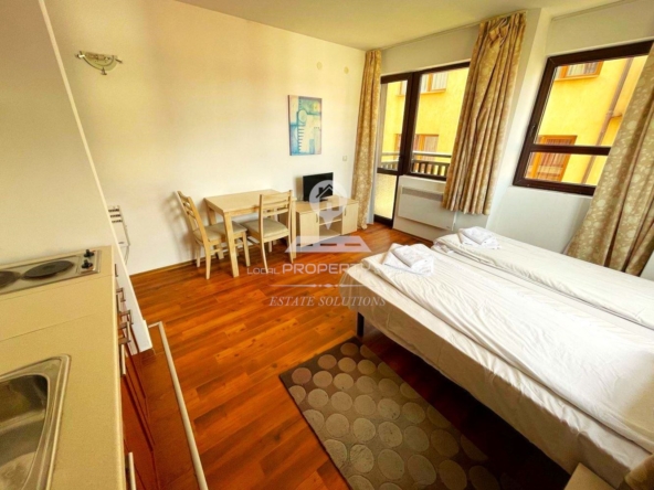 СТУДИО В ЖИЛИЩНА СГРАДА „GONDOLA“, ГР. БАНСКО. НИСКА ТАКСА ПОДДРЪЖКА. - 0