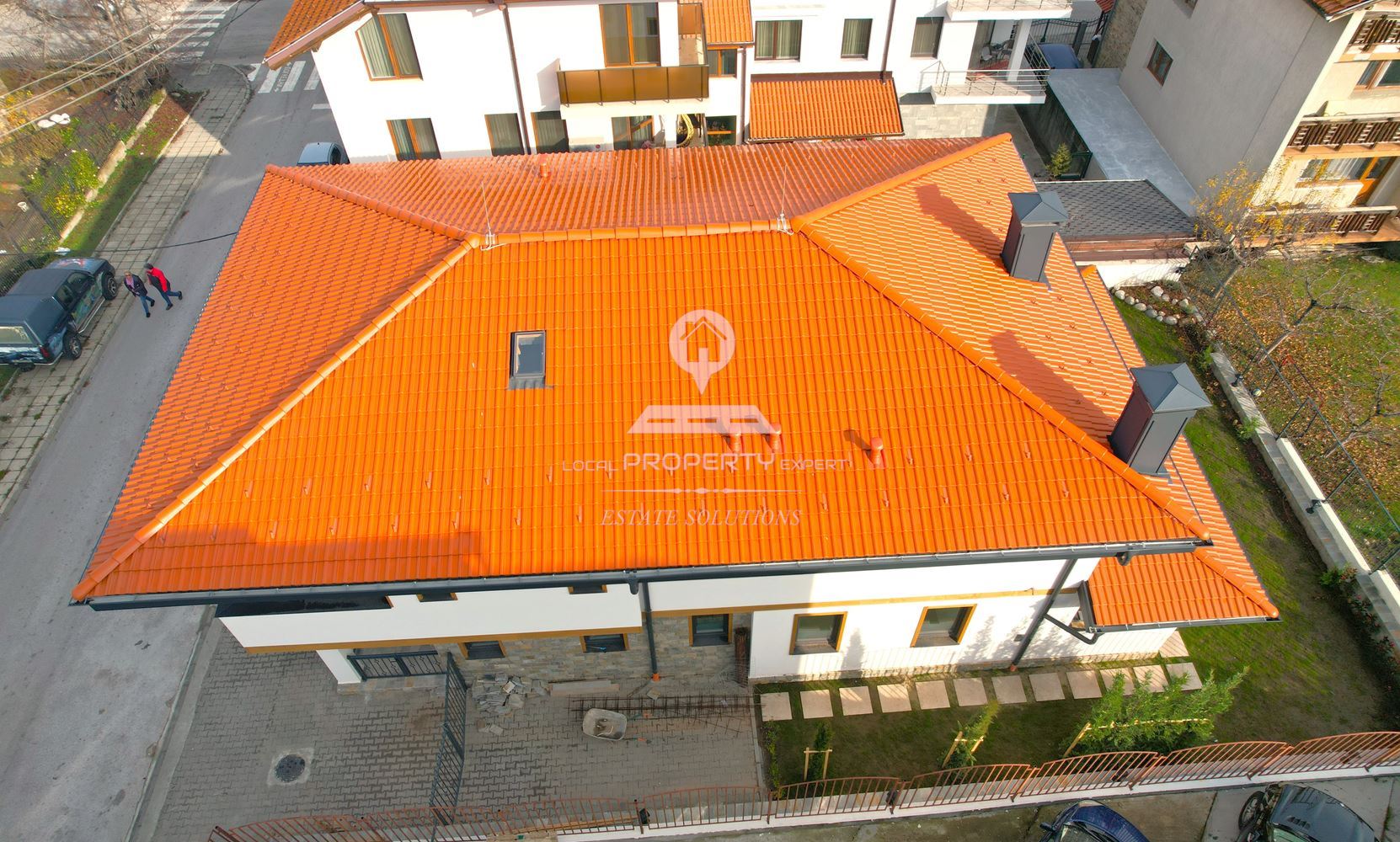 НОВА ЕДНОФАМИЛНА КЪЩА "ДО МЕБЕЛИ" - ПОДОВО С ТЕРМОПОМПА И ПРОСТОРЕН ГАРАЖ - 0