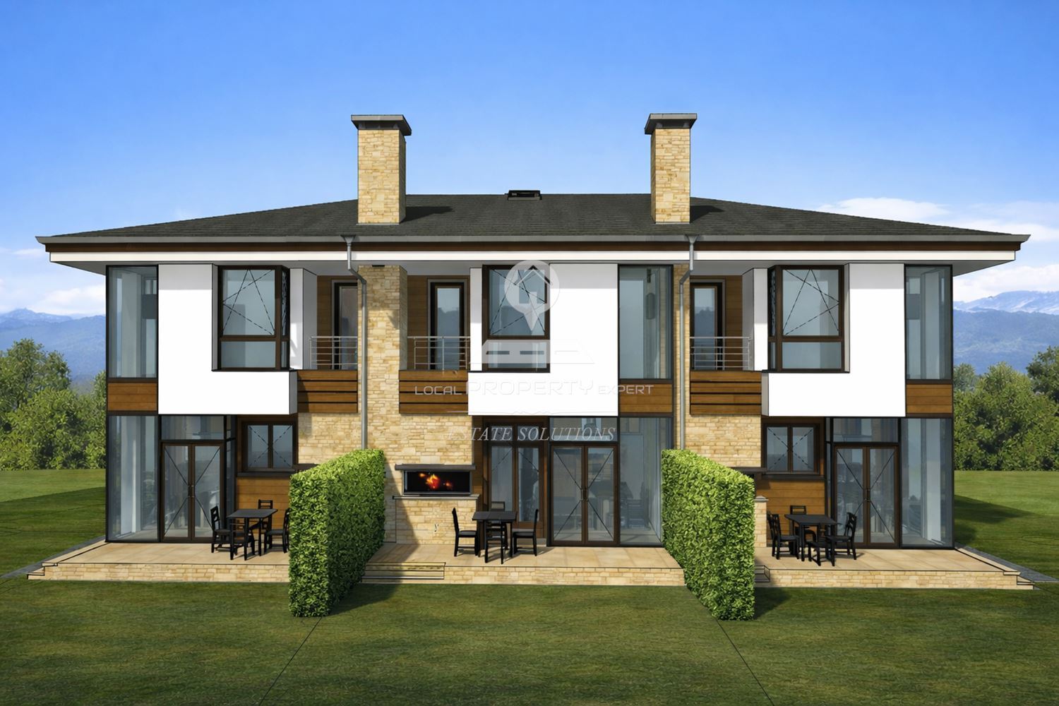 МЕЗОНЕТ СЪС СОБСТВЕН ДВОР И ПАРКОМЯСТО, ГР. БАНСКО - 0