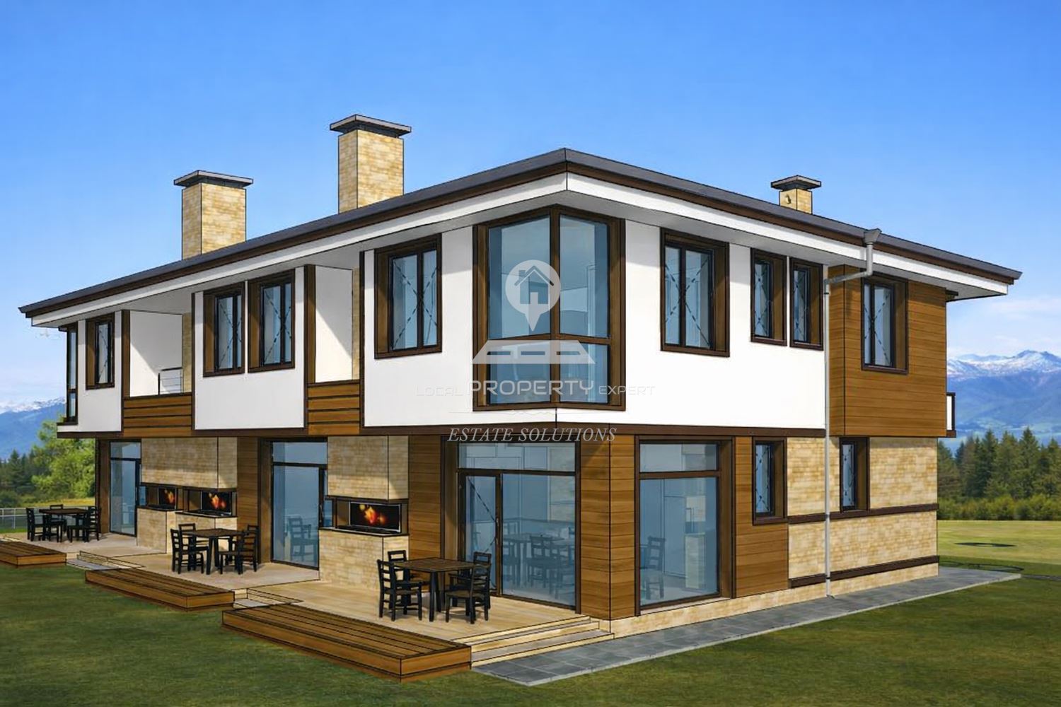 МЕЗОНЕТ СЪС СОБСТВЕН ДВОР И ПАРКОМЯСТО, ГР. БАНСКО - 0