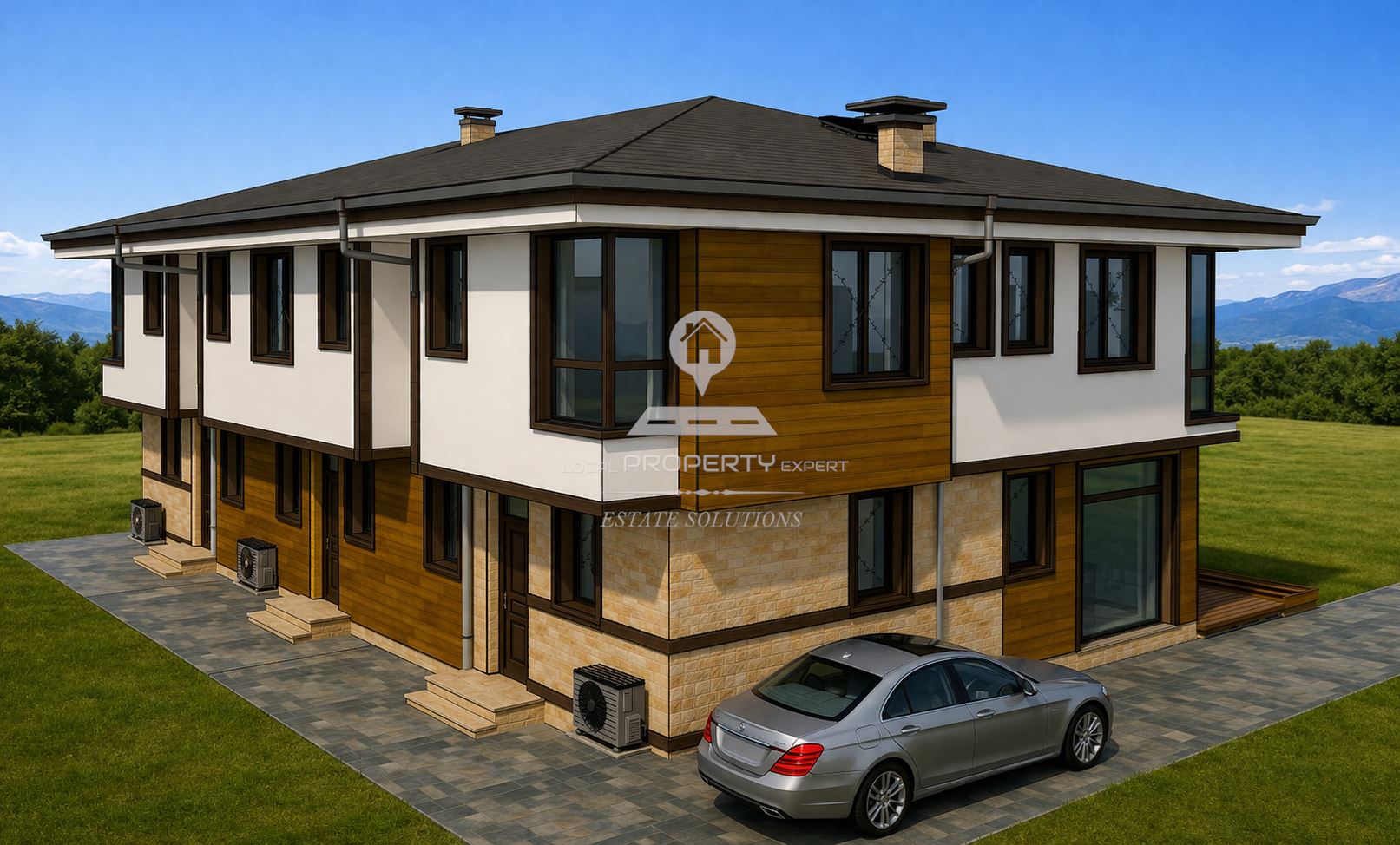 МЕЗОНЕТ СЪС СОБСТВЕН ДВОР И ПАРКОМЯСТО, ГР. БАНСКО - 0