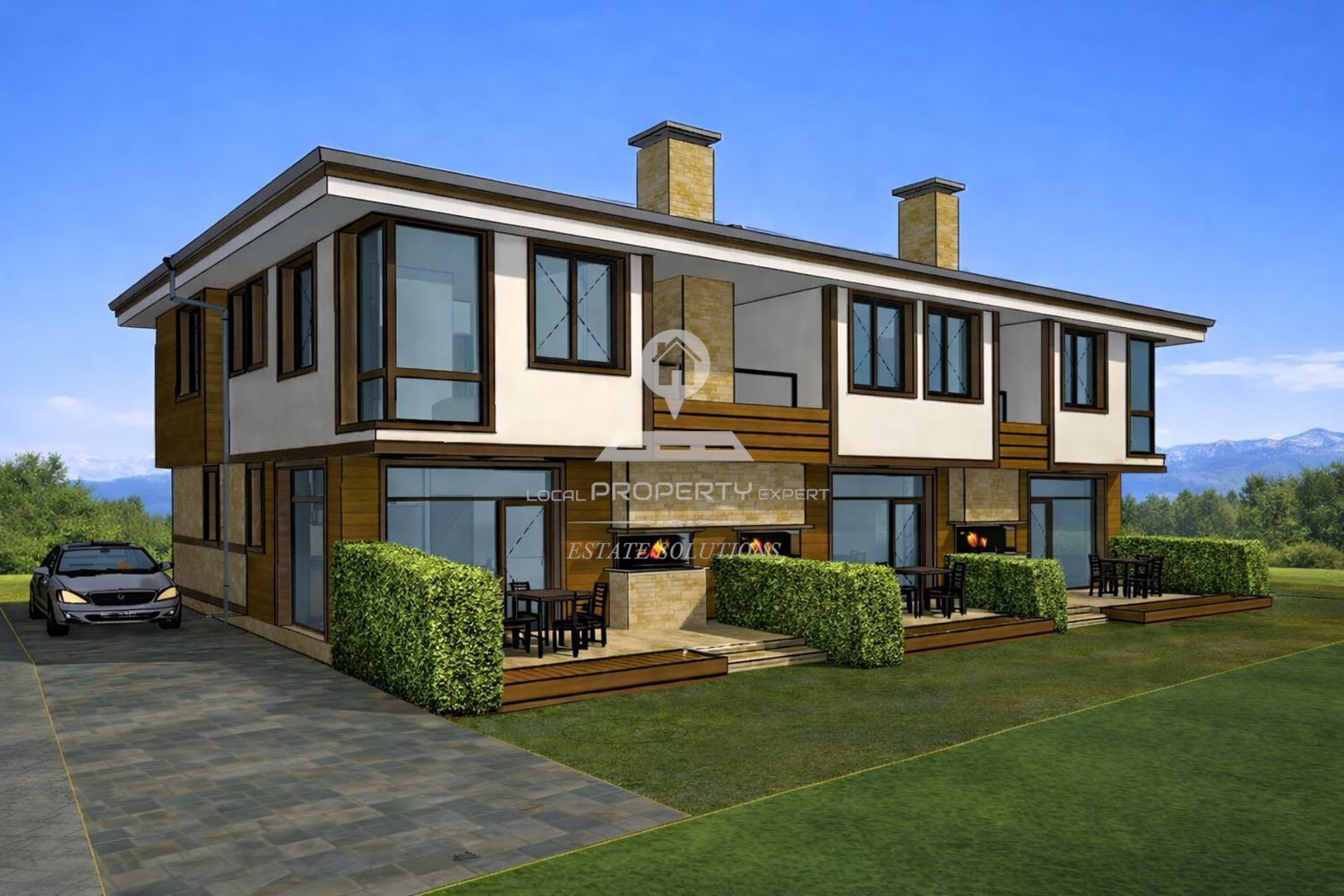 МЕЗОНЕТ СЪС СОБСТВЕН ДВОР И ПАРКОМЯСТО, ГР. БАНСКО - 0