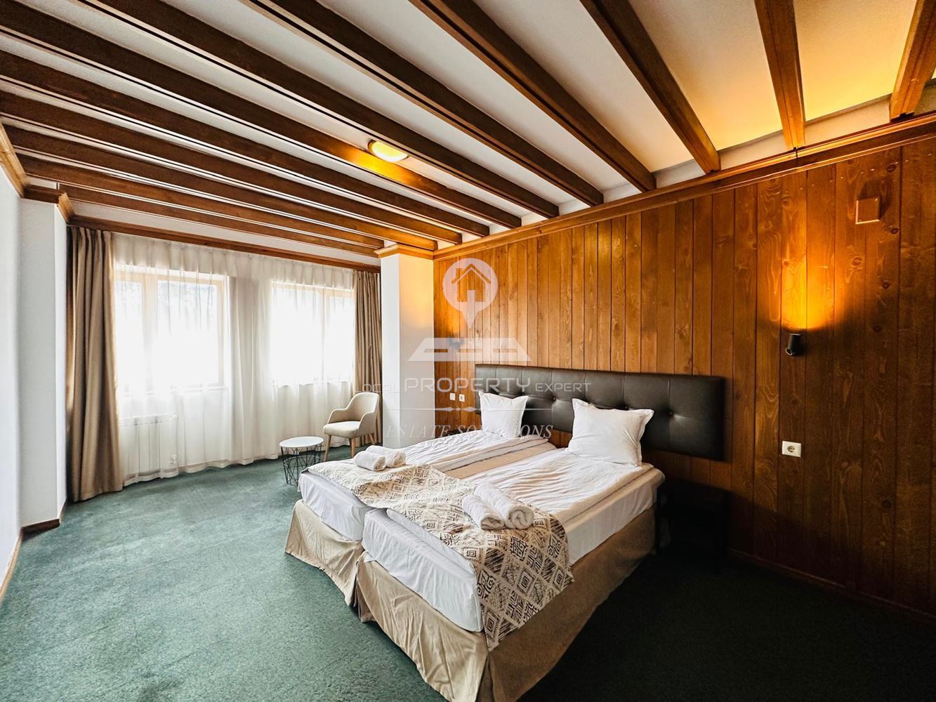 СТИЛНО ОБЗАВЕДЕНИ ЕДНОСПАЛНИ АПАРТАМЕНТИ ПОД НАЕМ В ХОТЕЛ С ТРИ ЗВЕЗДИ, ГР. РАЗЛОГ. - 0