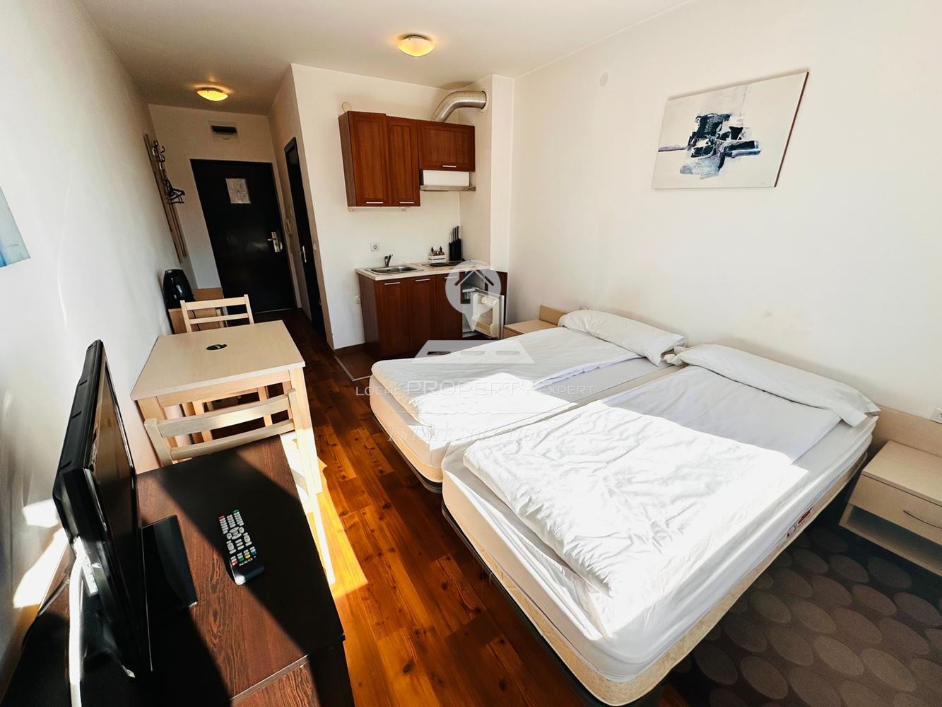 НАПЪЛНО ОБЗАВЕДЕНО СТУДИО В ЖИЛИЩНА СГРАДА БЕЗ ТАКСА ПОДДРЪЖКА, УЛ. "ЛАЗАР ТРЕНЧЕВ", ГР. БАНСКО. - 0