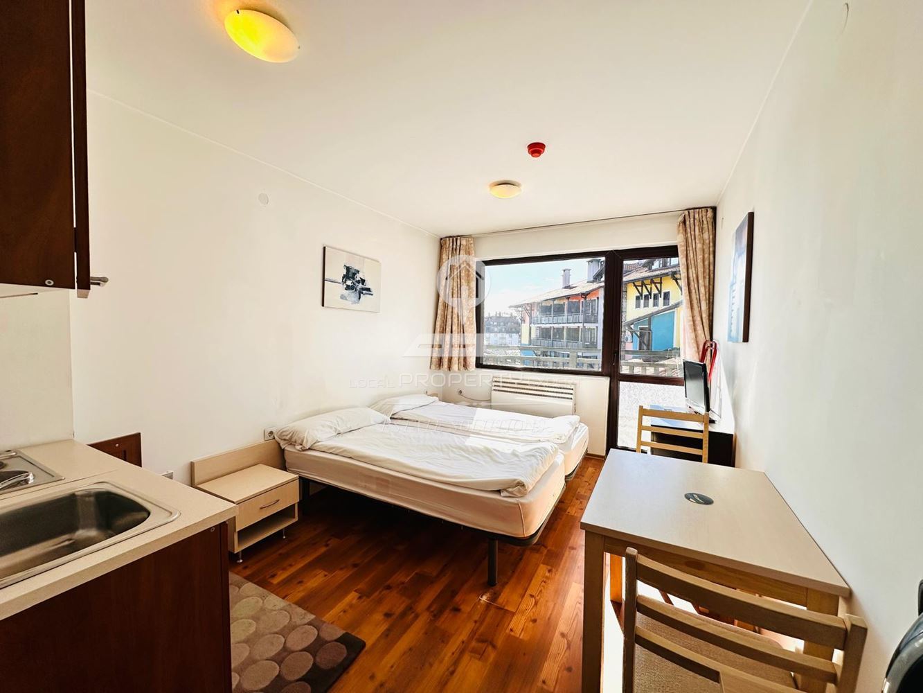 НАПЪЛНО ОБЗАВЕДЕНО СТУДИО В ЖИЛИЩНА СГРАДА БЕЗ ТАКСА ПОДДРЪЖКА, УЛ. "ЛАЗАР ТРЕНЧЕВ", ГР. БАНСКО. - 0