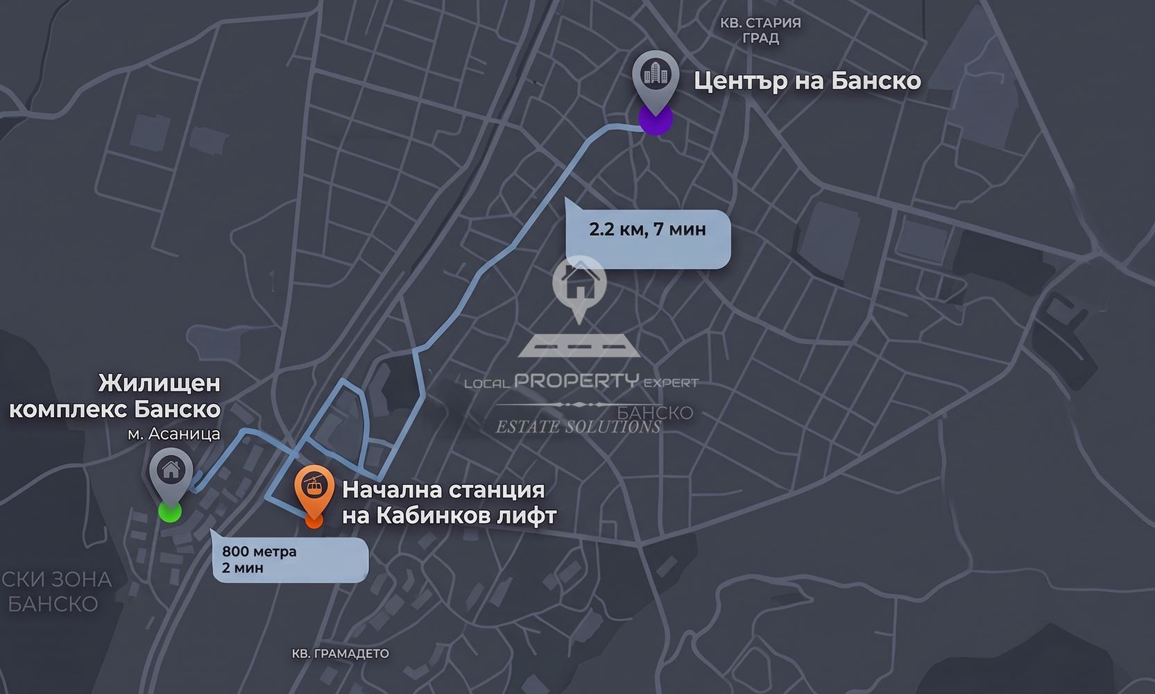 ТРИСТАЕН АПАРТМЕНТ В ЖИЛИЩЕН КОМПЛЕКС - МЕСТНОСТ АСАНИЦА, ГР. БАНСКО - 0